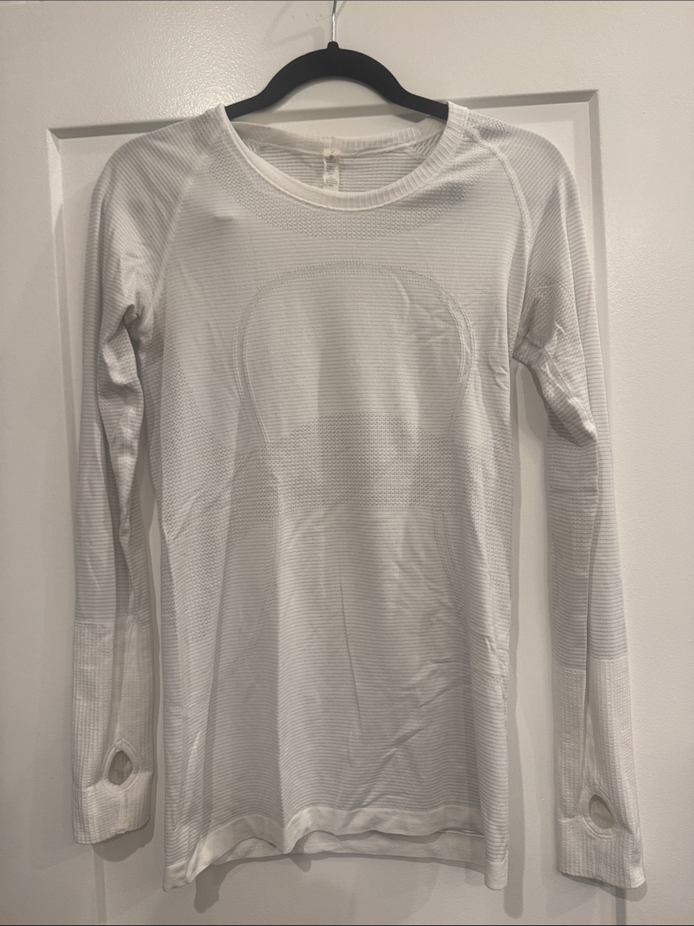 lululemon athletica White Long-Sleeve Lightweight Top